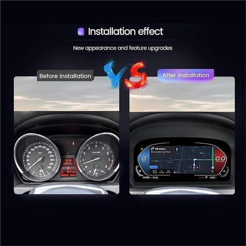 11 Inch Car LCD Digital Dashboard Cluster Compatible for BMW Z4 E89 2009-2016 CarPlay Instrument Panel Speedometer Virtual Cockpit in Kuwait