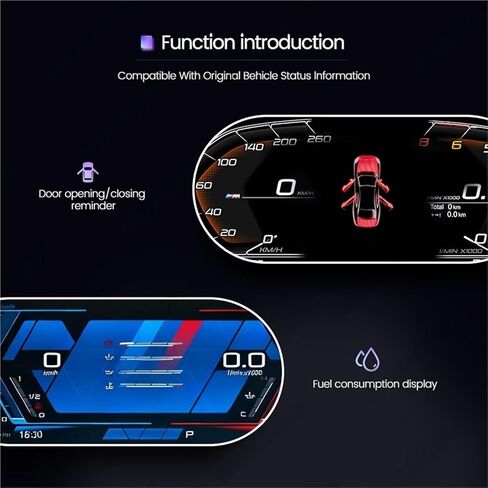 11 Inch Car LCD Digital Dashboard Cluster Compatible for BMW Z4 E89 2009-2016 CarPlay Instrument Panel Speedometer Virtual Cockpit in Kuwait