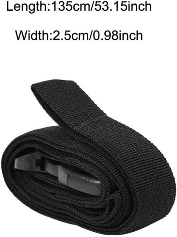 4 Pack Utility Strap with Quick-Release Buckle Nylon Tie Down Straps Sleeping Bag Straps for Camping Backpacking Sleeping Bags Camping Sleeping Pad Folding Camping Table Bed Roll Backpack in Saudi Arabia