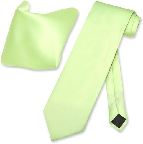 Vesuvio Napoli Solid CHARCOAL GREY Color NeckTie Handkerchief Men's Neck Tie Set, Charcoal Gray Grey, One Size in Saudi Arabia