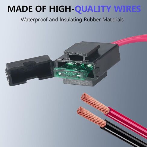 حزام أسلاك البطارية ذو 4 فتحات لشفرات الحلاقة MX400 MX350 PR200 Dirt Quad Dune Buggy، حزام سلك بطارية الدراجة الترابية الكهربائية، 18 مقياس، حزمة واحدة in Kuwait