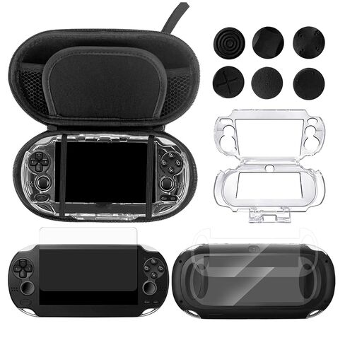 JDGPOKOO 10 in 1 Accessories Kit for PS Vita 2000, Carrying Case for PSV 2000, Protective Case, Front and Back Screen Protectors, and 6Pcs Thumb Grip Caps, for PlayStation Vita 2000/PS Vita Slim ONLY in Saudi Arabia