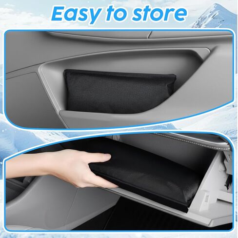 Windshield Cover for Ice and Snow Heavy Duty 600d Oxford Fabric Windshield Protector for Cars Suvs Trucks Secure Fit Waterproof Frost Cover for Winter Car Accessories, Black, 69"x42" in Saudi Arabia
