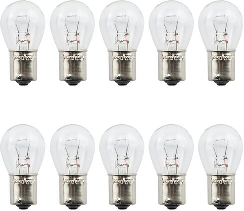 10PCS 1141 S8 Low Voltage Landscape Bulbs 12V 21W BA15s Single Pin Bayonet Automotive Turn Signal Bulbs for Garden Path Lighting Suitable for Cars RVs Trucks and SUVs in Kuwait
