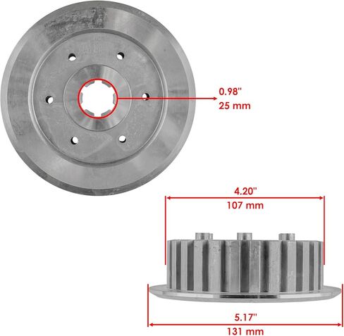 استبدال يناسب ياماها بانشي 350 مخلب بوس محور والعتاد لوحة الضغط عدة YFZ350 1987-2006 Mod-C26C-42229 in Kuwait