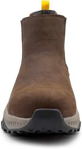 Avenger Summit Trail Composite Toe Boots for Men - Non-Slip, EH Rated Industrial Chelsea Style Work Shoes, Brown in Saudi Arabia