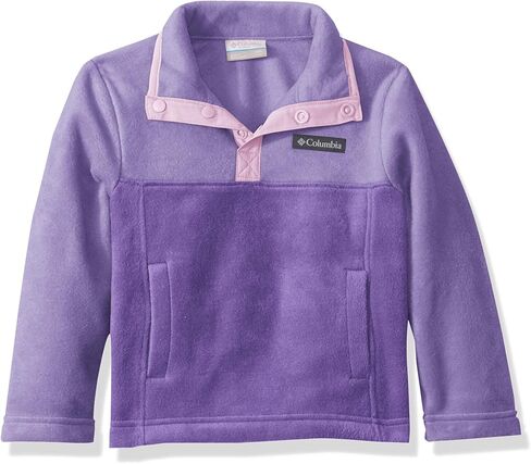 Columbia Youth Boys Steens Mtn 1/4 Snap Fleece Pull-over, Black, X-Large in Saudi Arabia
