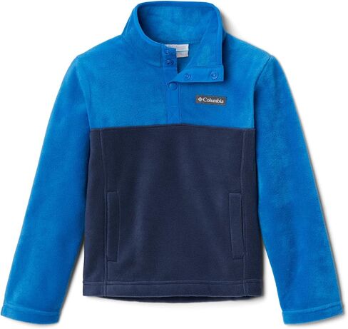Columbia Youth Boys Steens Mtn 1/4 Snap Fleece Pull-over, Black, X-Large in Saudi Arabia