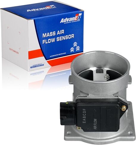 Mass Air Flow Sensor F5UZ12B579AARM MAF Compatible with Ford Bronco E-150/E-250/E-350 Econoline E-150/E-350 Econoline Club Wagon F-150/ F-250/ F-350 Replaces F4UZ12B579A F5UF12B579AA in Saudi Arabia