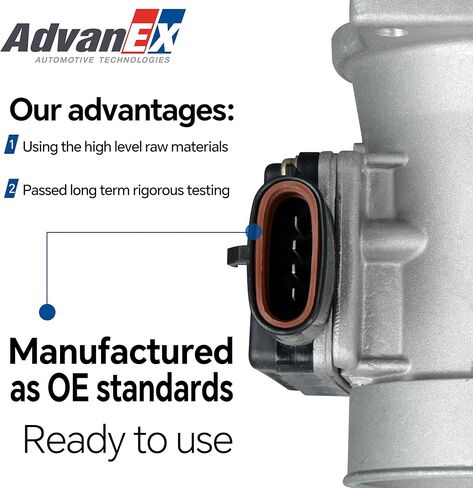 Mass Air Flow Sensor F5UZ12B579AARM MAF Compatible with Ford Bronco E-150/E-250/E-350 Econoline E-150/E-350 Econoline Club Wagon F-150/ F-250/ F-350 Replaces F4UZ12B579A F5UF12B579AA in Saudi Arabia
