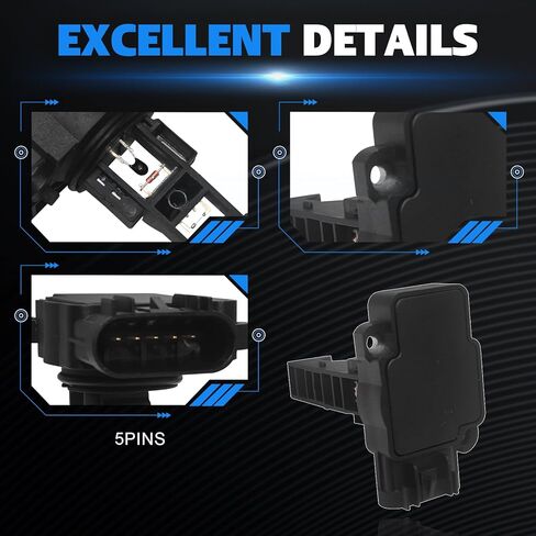 2134601 Mass Air Flow Sensor MAF Sensor for Chevrolet Express 2500 3500 2010-2016 Silverado 2500 3500 HD 2011-2016 GMC Savana Sierra 6.6L Replace 10393949 23259883 in Kuwait