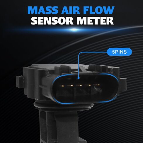 2134601 Mass Air Flow Sensor MAF Sensor for Chevrolet Express 2500 3500 2010-2016 Silverado 2500 3500 HD 2011-2016 GMC Savana Sierra 6.6L Replace 10393949 23259883 in Kuwait