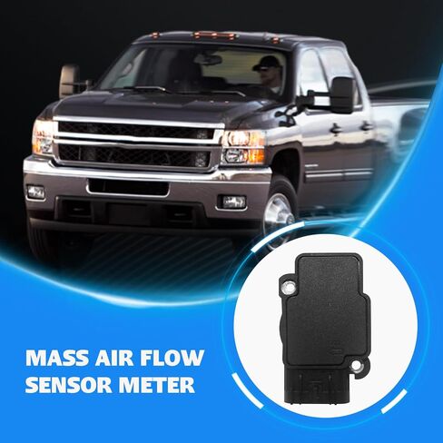 2134601 Mass Air Flow Sensor MAF Sensor for Chevrolet Express 2500 3500 2010-2016 Silverado 2500 3500 HD 2011-2016 GMC Savana Sierra 6.6L Replace 10393949 23259883 in Kuwait