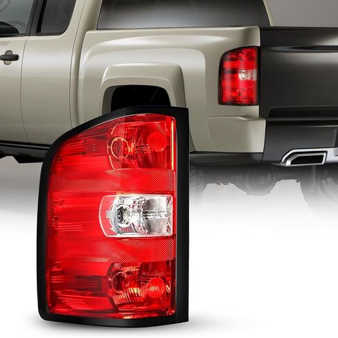 AUTOONE - For 2007-2013 Chevy Silverado Tail Light Assembly Factory OEM Taillights Compatible with Chevy Silverado 1500/ 2500HD | 3500HD, GMC Sierra 3500 HD, Passenger Side(RH) in Saudi Arabia