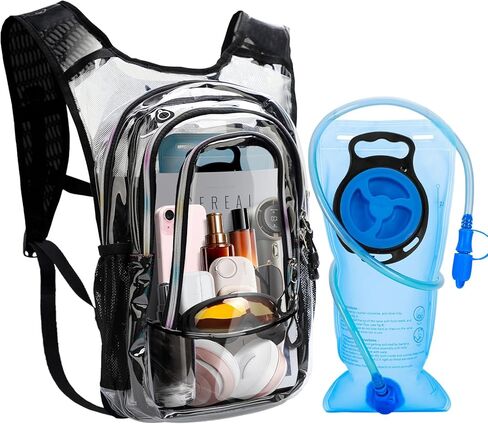 Hydration Backpack, Festival Rave Hydration Pack, Water Backpack with 2L Hydration Bladder, Rave Backpack Hydration Pack Hydropack Hydro for Hiking, Biking, Festivals, Raves in Saudi Arabia