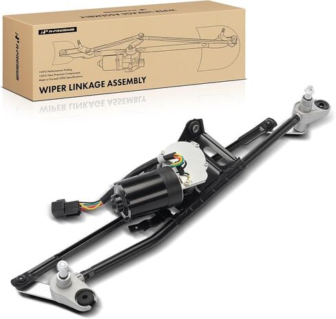 A-Premium Front Windshield Wiper Motor and Linkage Assembly Compatible with Hyundai Elantra 2001-2006 in Kuwait
