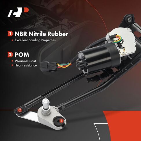 A-Premium Front Windshield Wiper Motor and Linkage Assembly Compatible with Hyundai Elantra 2001-2006 in Kuwait