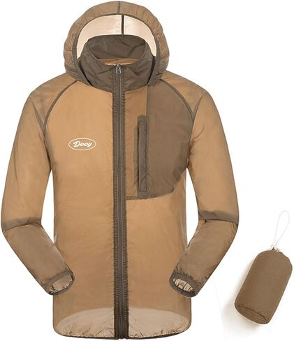 سترة حماية من الشمس بعامل حماية من أشعة الشمس 50+ مع قلنسوة بسحاب للمشي لمسافات طويلة وصيد الأسماك وركوب الدراجات وأكمام طويلة قمصان خارجية للرجال والنساء in Kuwait