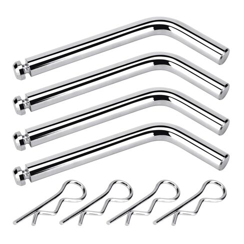 4 Pcs Replacement 5th Wheel Pins and Clips, 1/2 Inch Diameter Fits 5th Wheel Hitch and 5th Wheel Rail Gooseneck Hitches in Kuwait