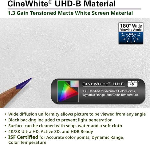 Elite Screens Yard Master 2, 100-inch Indoor Outdoor Portable Fast Folding Projector Screen w/ Stand 16:9, 8K 4K Ultra HD 3D Movie Theater Rear Projection , OMS100HR3 -US Based Company 2-YEAR WARRANTY in Saudi Arabia