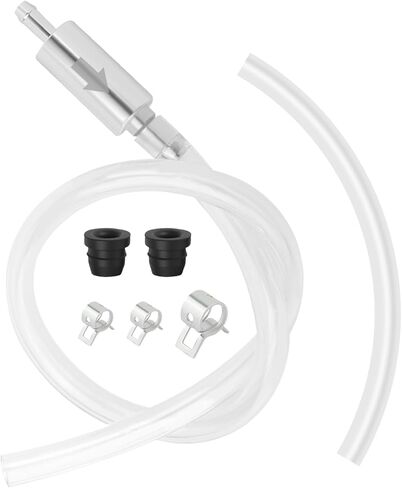 خرطوم نزف الفرامل في اتجاه واحد، صمام فحص الفرامل، مجموعة نازف الفرامل المضادة للتدفق الخلفي مع خراطيم ومشابك وأغطية لولبية، صمام نزف الفرامل في اتجاه واحد لنظام قابض الدراجات النارية/السيارة in Kuwait