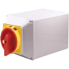 LW26GS-63/4M Padlock Rotary Cam Switch with Waterproof Box IP65 Four Wire Two Positions Dual Power Supply Motor YMW26-63A in Kuwait