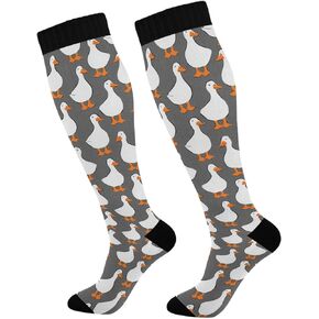 Wusikd Heartbeat Symbol Compression Socks for Women and Men Circulation Black Long Socks for Athletic Running 1 in Kuwait