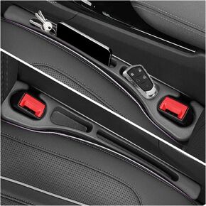 2PCS Car Seat Gap Fillers with Dual Storage Slots,2026 New Car Gap Seat Filler to Stop Items Falling,Universal in Between Cars Seats Catcher as Cars Interior Accessories in Kuwait