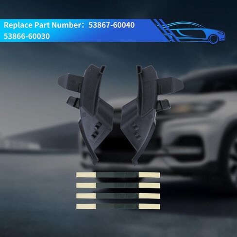 Rldym Windshield Wiper Side Cowl Trim Front Right Left Side 53866-60030 53867-60040 for Toyota Land Cruiser Prado LC120 for Lexus GX470 2003-2009 in Saudi Arabia
