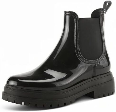 حذاء المطر Reva عالي اللمعان للسيدات من Spring Step in Kuwait