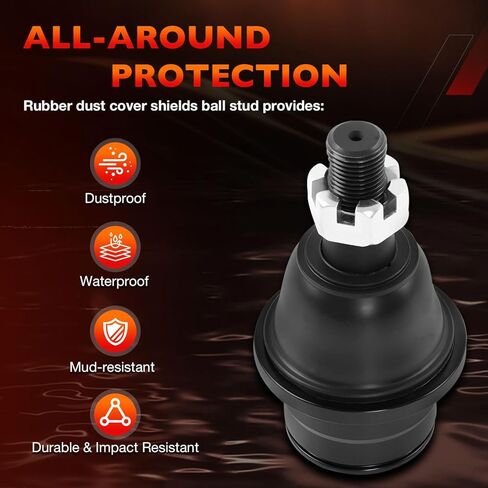 2PCS Front Lower Ball Joints Compatible with Ford Expedition 2007–2017, F-150 2009–2014 (Excluding Raptor), Lincoln Navigator 2007–2017 – Replace K500008 in Saudi Arabia