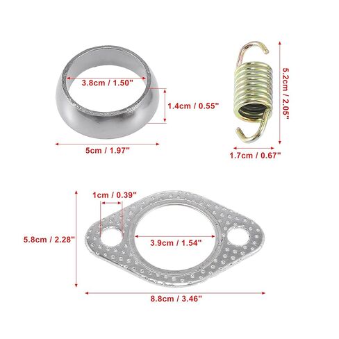 Motoforti ATV Exhaust Pipe Manifold Gasket and Spring Rebuild Kit for Polaris Sportsman Magnum 500 3085075 5240898 in Saudi Arabia