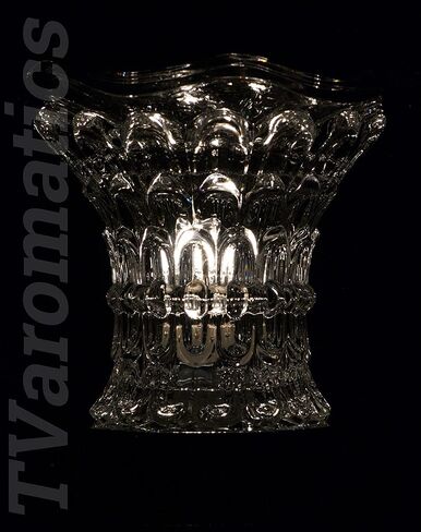 TVaromatics Clear Flared Glass Lite-Touch Electric Aroma Lamp Oil and Wax Tart Warmer in Kuwait