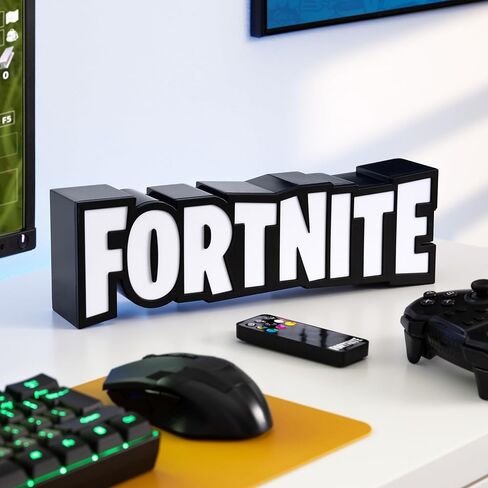 Fortnite RGB Color Changing Gaming Lamp with Remote Controller, Officially Licensed Gaming Light, Wall or Desk Display, USB Powered, Home Decor for Gamers | Paladone in Kuwait