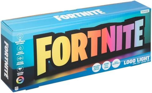 Fortnite RGB Color Changing Gaming Lamp with Remote Controller, Officially Licensed Gaming Light, Wall or Desk Display, USB Powered, Home Decor for Gamers | Paladone in Kuwait