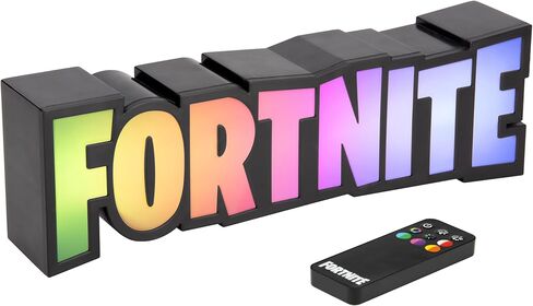 Fortnite RGB Color Changing Gaming Lamp with Remote Controller, Officially Licensed Gaming Light, Wall or Desk Display, USB Powered, Home Decor for Gamers | Paladone in Kuwait