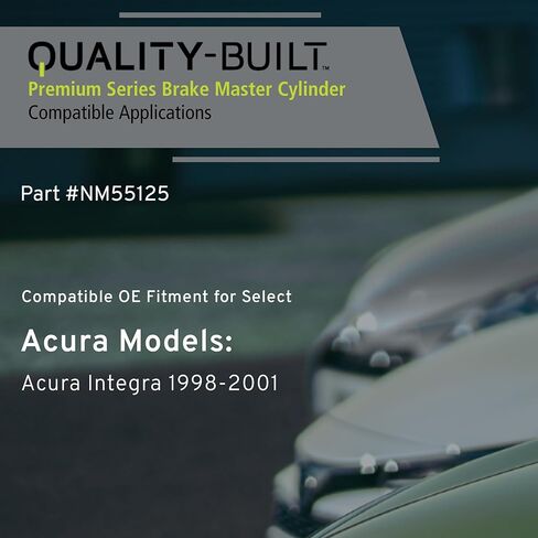 QUALITY-BUILT Premium Brake Master Cylinder with Reservoir NM55125 - Compatible with 1998-2001 Acura Integra in Kuwait