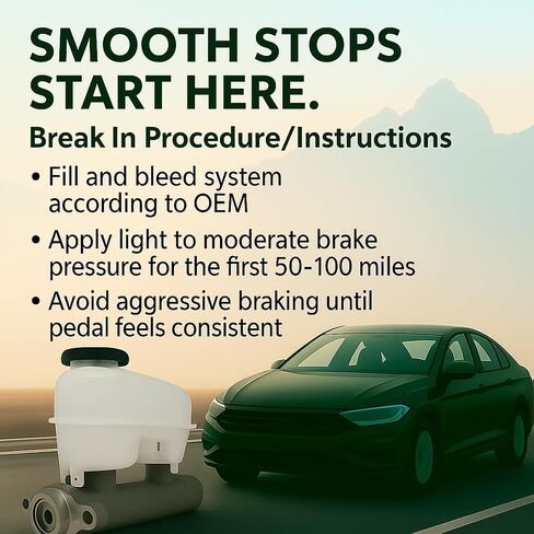 QUALITY-BUILT Premium Brake Master Cylinder with Reservoir NM55125 - Compatible with 1998-2001 Acura Integra in Kuwait