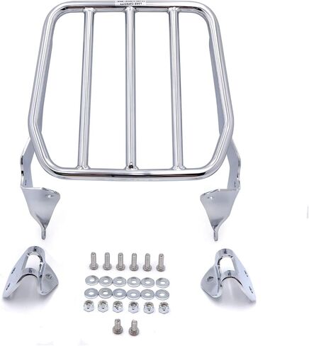 SMT- رف أمتعة رياضي لقضيب Holdfast Sissy Bar المستقيم من الكروم لـ 18-later FLDE FLHC FLHCS FLSL FXBB [P/N: TGHD-BR-R007] in Kuwait