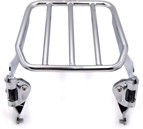 SMT- رف أمتعة رياضي لقضيب Holdfast Sissy Bar المستقيم من الكروم لـ 18-later FLDE FLHC FLHCS FLSL FXBB [P/N: TGHD-BR-R007] in Kuwait