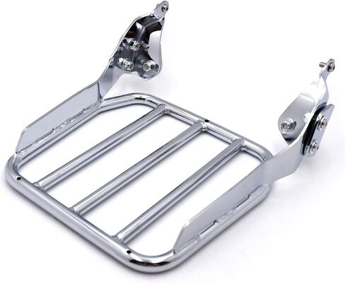 SMT- رف أمتعة رياضي لقضيب Holdfast Sissy Bar المستقيم من الكروم لـ 18-later FLDE FLHC FLHCS FLSL FXBB [P/N: TGHD-BR-R007] in Kuwait