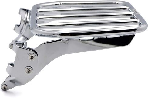 SMT- رف أمتعة رياضي لقضيب Holdfast Sissy Bar المستقيم من الكروم لـ 18-later FLDE FLHC FLHCS FLSL FXBB [P/N: TGHD-BR-R007] in Kuwait