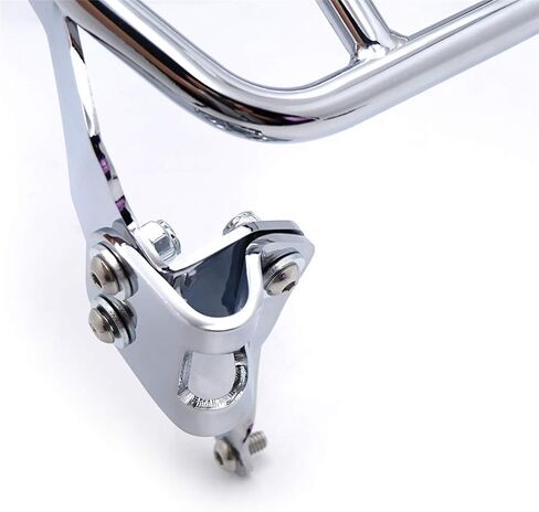 SMT- رف أمتعة رياضي لقضيب Holdfast Sissy Bar المستقيم من الكروم لـ 18-later FLDE FLHC FLHCS FLSL FXBB [P/N: TGHD-BR-R007] in Kuwait