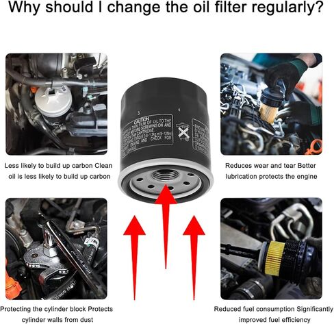 2520799 فلتر زيت 3084963 لـ Polaris Sportsman 500 450 400 335، Ranger 400 500، Trail Boss 330، Trailblazer 330، Scrambler 500، Magnum 325 330 425 500، Xplorer 400 500، Xpedition 325 425,1 قطعة in Kuwait