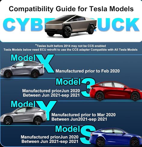 محول Aurisyn 2 في 1 CCS1 إلى Tesla & J1772 إلى NACS، شحن سريع 250 كيلو واط 500 فولت لطراز Tesla 3/Y/X/S/Cybertruck، متوافق مع محطات الشحن ChargePoint/EVgo/Electrify America، CCS & J1772 in Kuwait