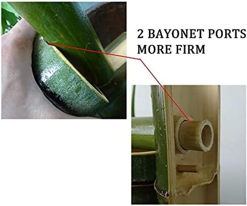 Bamboo Fountain Decoration Outdoor Bamboo Water Fountain Decoration, with Pump, Fish Tank Water Circulation, Indoor/Outdoor Zen Garden,Decoration,Landscaping Fountain Ornaments, Japanese Gar in Saudi Arabia
