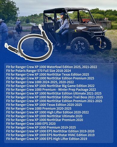 Shifter Cable Fit for Polaris Ranger Crew XP 1000 2019 2020 2021 2022 2023, Fit for Polaris Ranger 570 Full Size Shifter Control Cable Replacement 7082528 7082313 in Saudi Arabia
