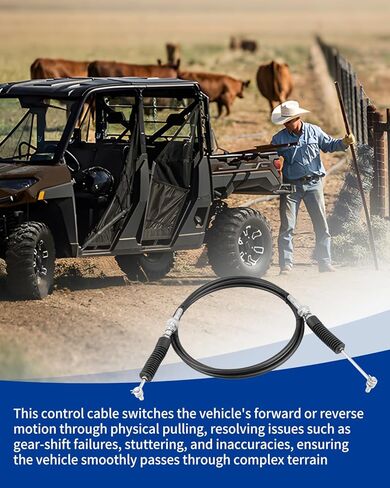 Shifter Cable Fit for Polaris Ranger Crew XP 1000 2019 2020 2021 2022 2023, Fit for Polaris Ranger 570 Full Size Shifter Control Cable Replacement 7082528 7082313 in Saudi Arabia