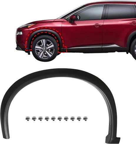 GXARTS Front Left Side Fender Wheel Molding Trim Compatible with Nissan Rogue 2021 2022 2023# 63861-6RR1A 638616RR1A in Saudi Arabia