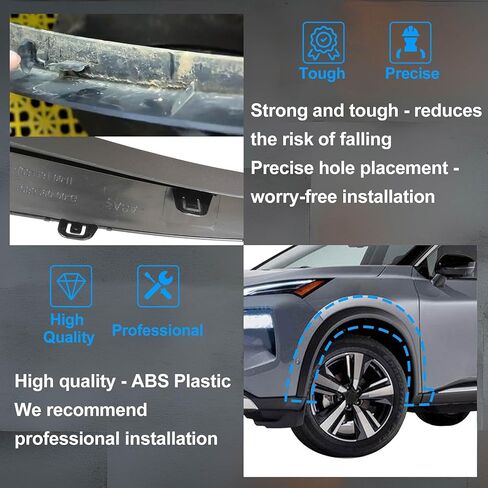 GXARTS Front Left Side Fender Wheel Molding Trim Compatible with Nissan Rogue 2021 2022 2023# 63861-6RR1A 638616RR1A in Saudi Arabia